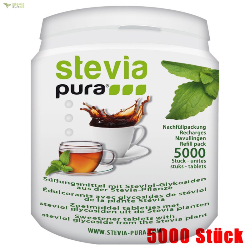 Stevia Tabs 5000 bei steviapura.de Niedrige Preise