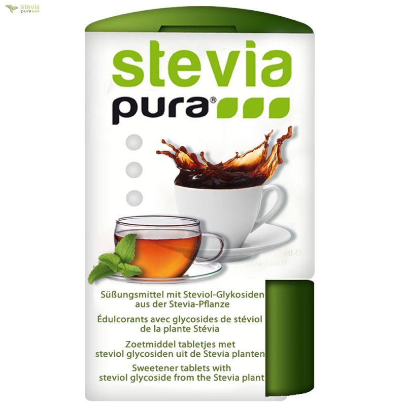 300 Stevia Tabs im Dosierspender | stevia-pura.de 300 Stevia Tabs im Dosierspender | stevia-pura.de