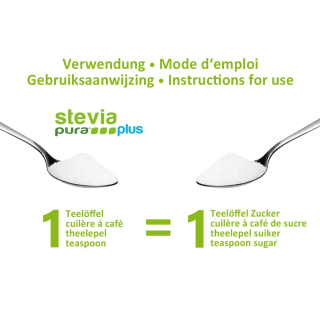 Scatter Dolcezza steviapuraPlus | lo zucchero sostituisce con eritritolo e stevia - 1000 g
