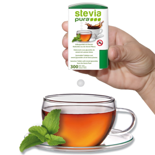 2500 Stevia Sweetener Tablets | REFILL PACK |  + FREE Dispenser