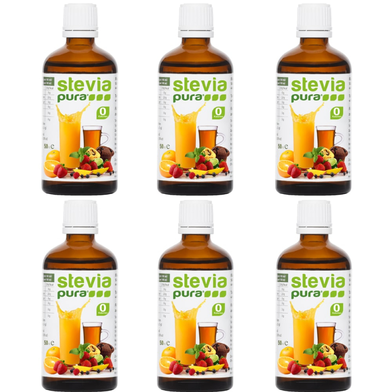 Buy Stevia Liquid Sweetener 6x50ml steviapura.de
